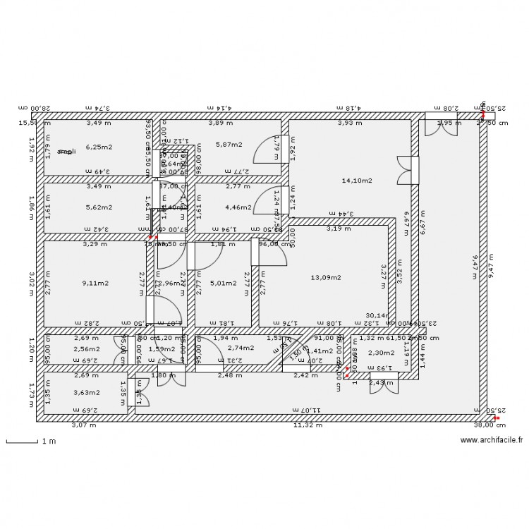 maison de victor. Plan de 0 pièce et 0 m2