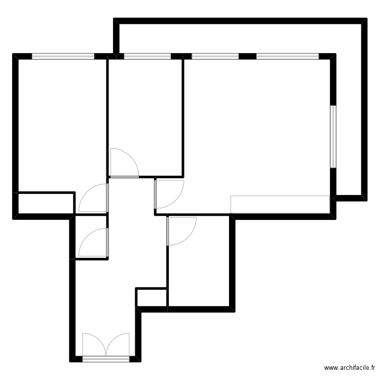  LESAGE. Plan de 5 pièces et 314 m2