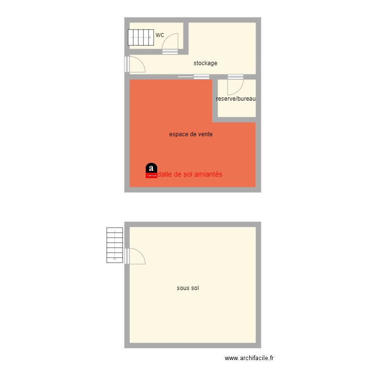 0553. Plan de 5 pièces et 87 m2