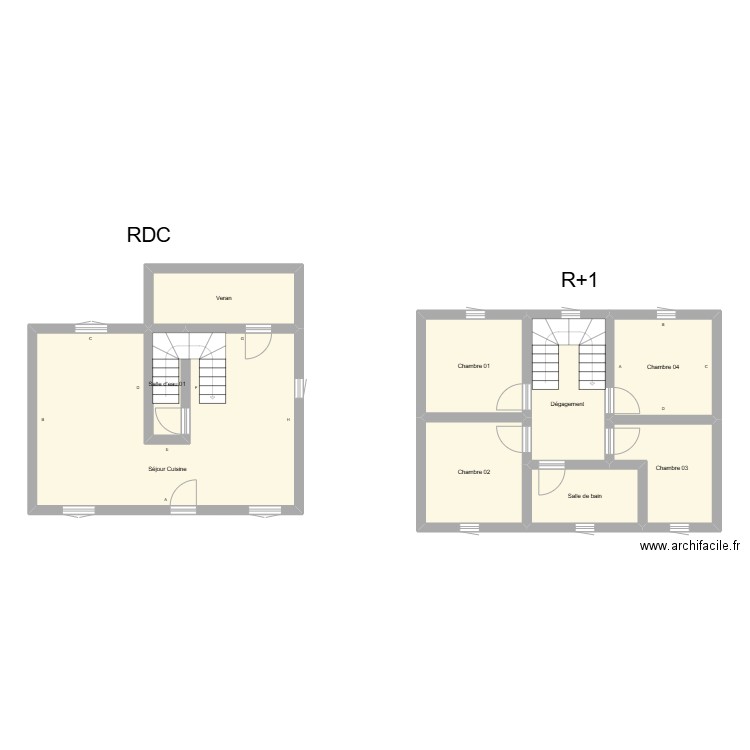 350602185. Plan de 9 pièces et 96 m2