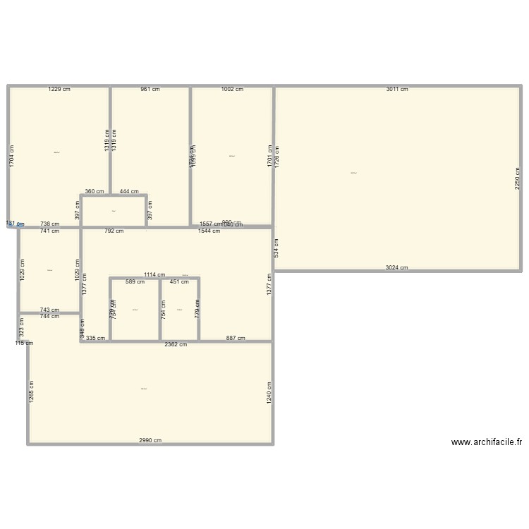 Anneso house. Plan de 9 pièces et 2006 m2