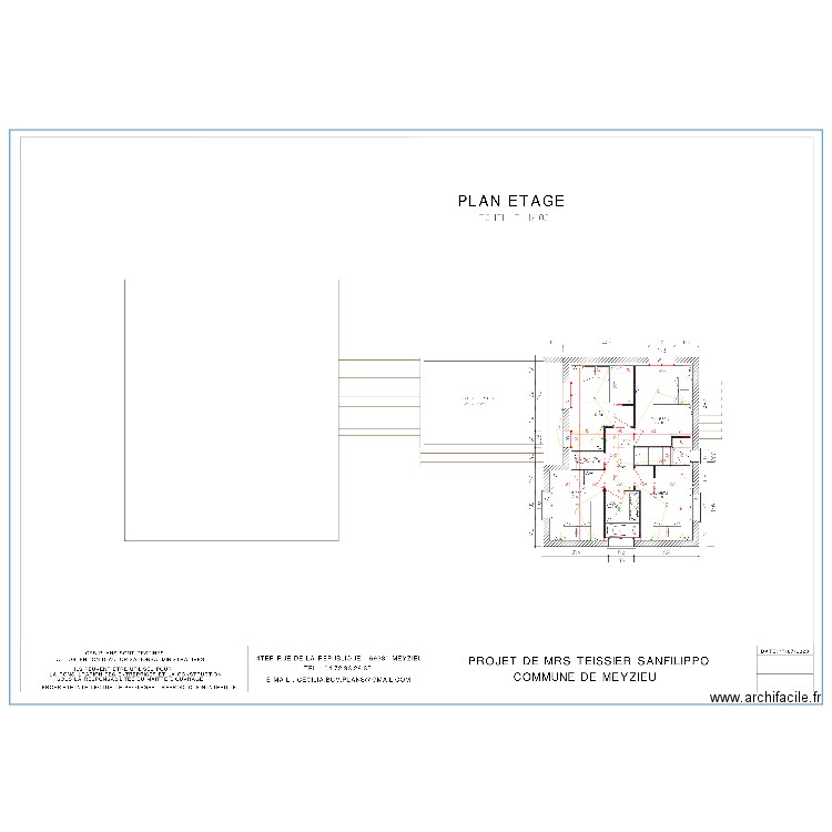 Elec Etage . Plan de 0 pièce et 0 m2