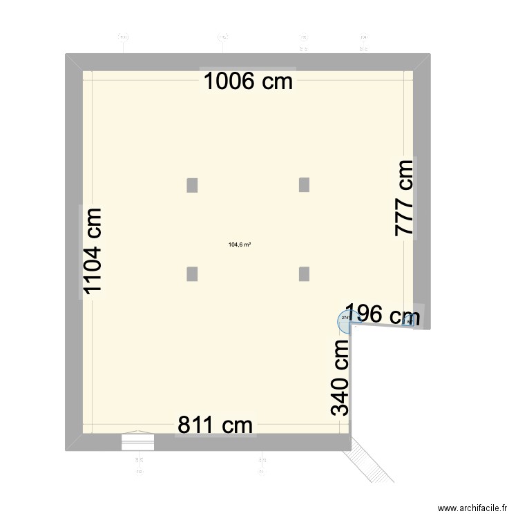 40 Raoul Servant - Plans Architecte. Plan de 1 pièce et 105 m2