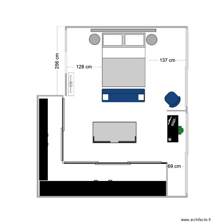 VDA CHAMBRE MASTER 17D. Plan de 0 pièce et 0 m2