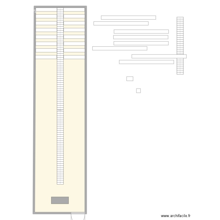 AMPHGI UAHB. Plan de 1 pièce et 213 m2