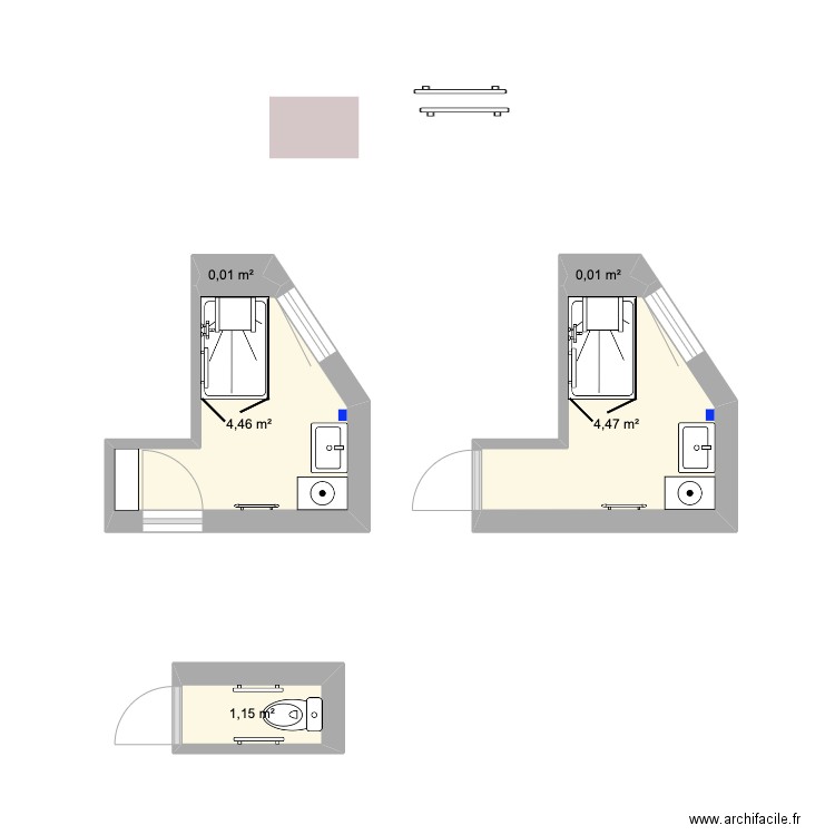 WASTYN. Plan de 5 pièces et 10 m2