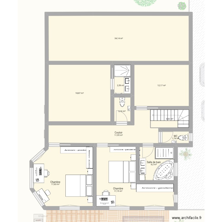 Maison 29. Plan de 19 pièces et 943 m2