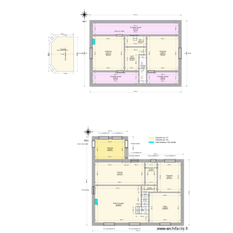 ML25000704 ALVES. Plan de 17 pièces et 132 m2