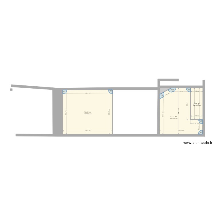 FONCIA BESSE. Plan de 4 pièces et 32 m2