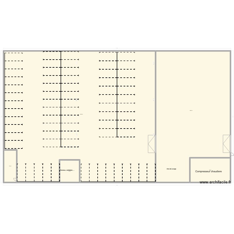 Local Fillinges 2nde tranche.. Plan de 5 pièces et 2346 m2