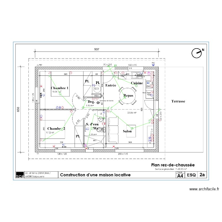 Duvignau. Plan de 0 pièce et 0 m2