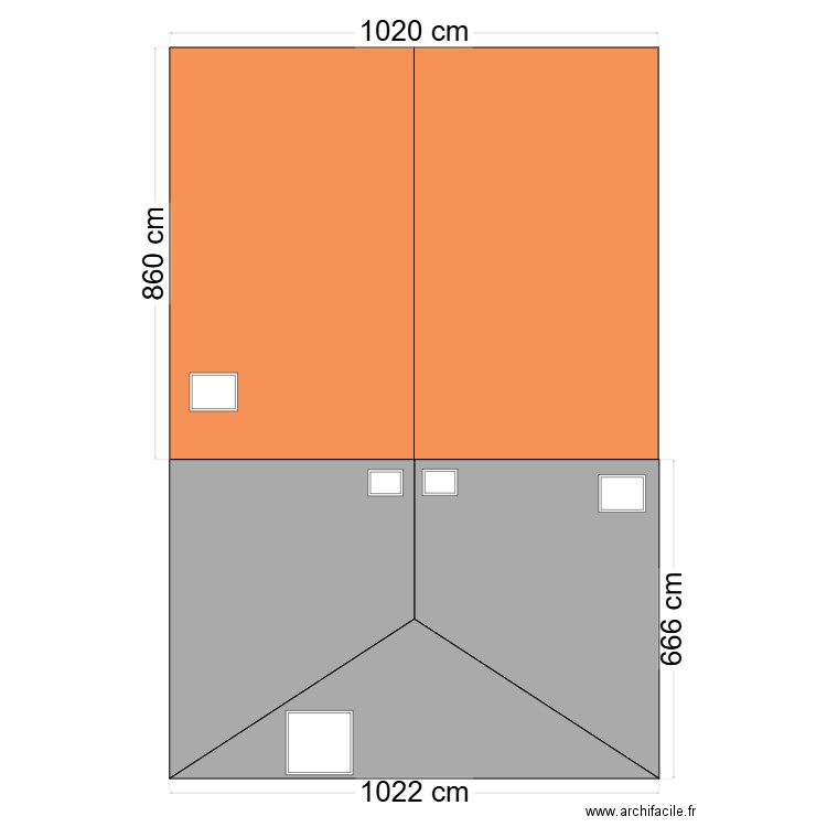 JARVILLE_PLAN_TOITURE_EXISTANT. Plan de 0 pièce et 0 m2