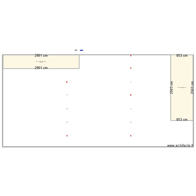 plan_en_cours. Plan de 2 pièces et 364 m2