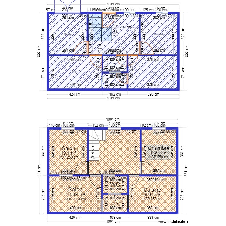 lotfi elhaj V2. Plan de 14 pièces et 112 m2