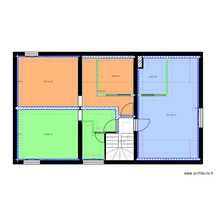 PIERRE CURIE - Lots 5, 6 et 7. Plan de 18 pièces et 73 m2