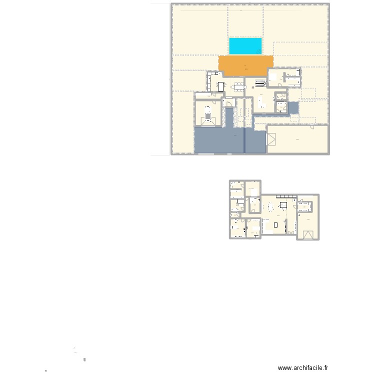 oceane. Plan de 27 pièces et 1677 m2