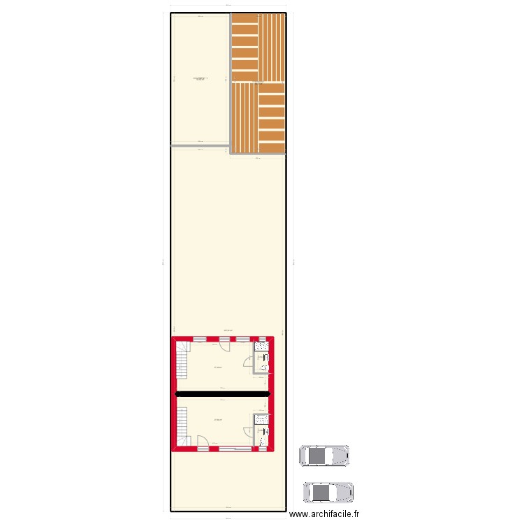 SANSONE PLAN MASSE    projet reno  4-6-24. Plan de 19 pièces et 875 m2