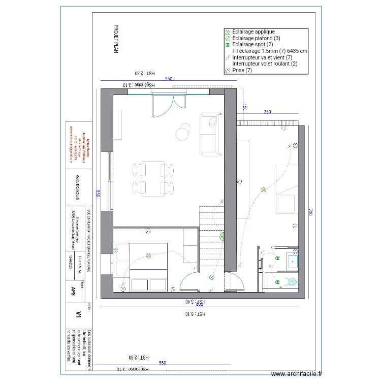 Plan étage maxime. Plan de 0 pièce et 0 m2