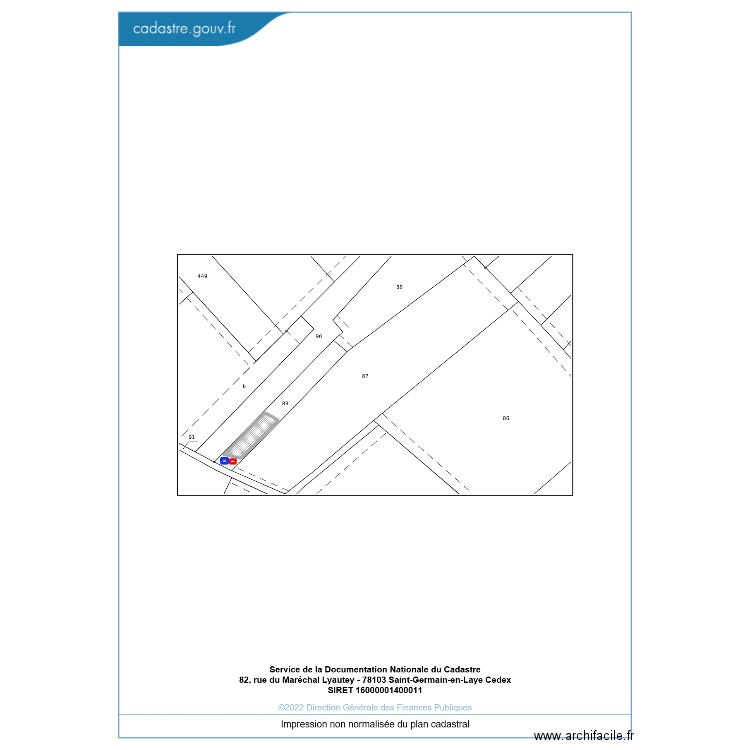 plan scea. Plan de 3 pièces et 5 m2