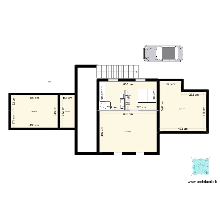 maison amelie . Plan de 5 pièces et 89 m2