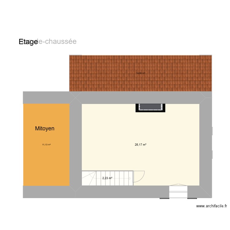 PILVERDIER. Plan de 4 pièces et 59 m2