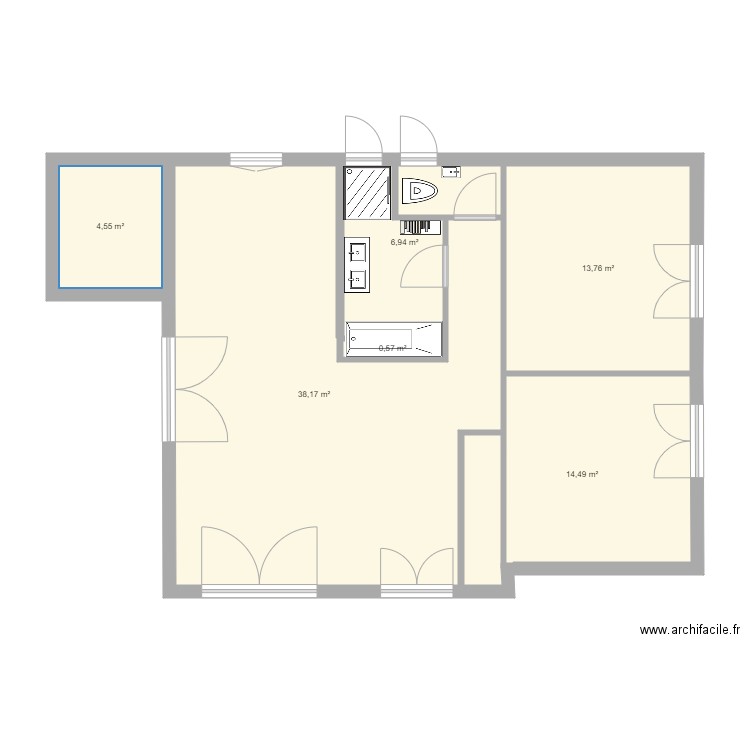 lanton. Plan de 0 pièce et 0 m2