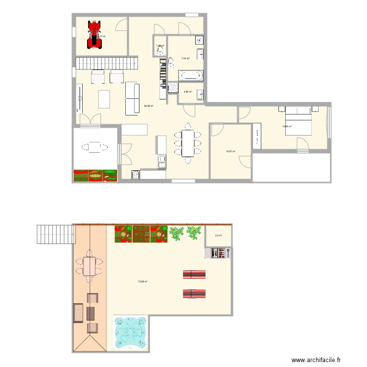 torcy 1. Plan de 0 pièce et 0 m2