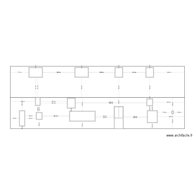 FACADE. Plan de 0 pièce et 0 m2