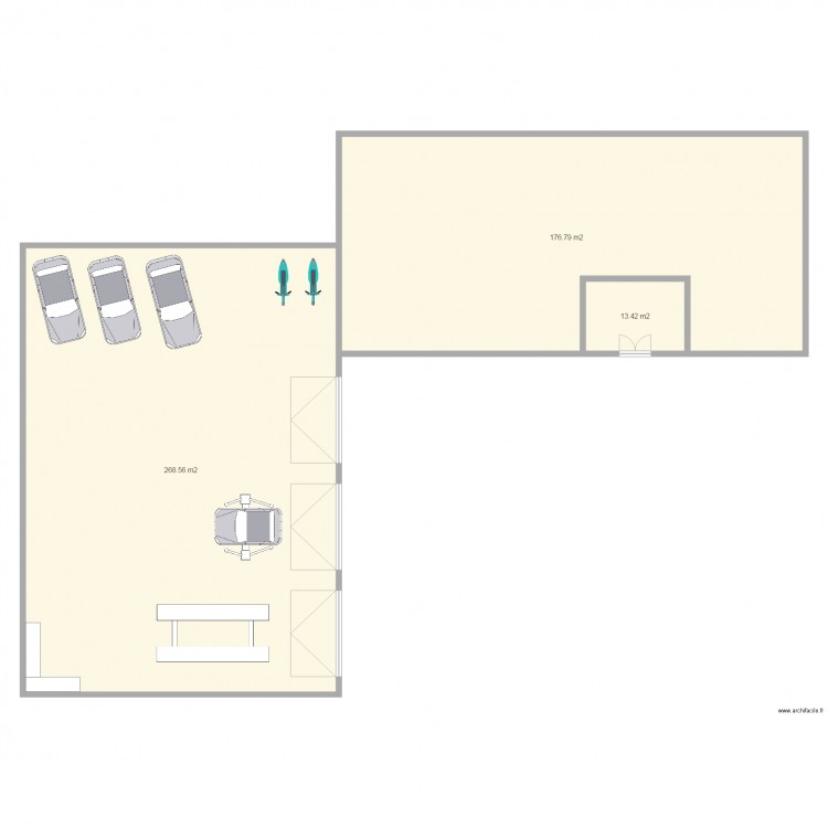 plan 1. Plan de 0 pièce et 0 m2