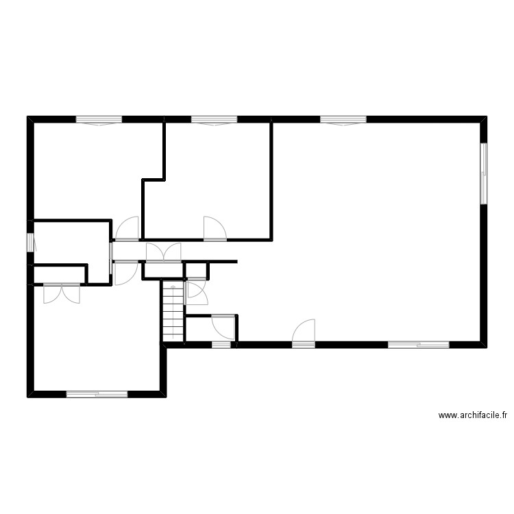 Fontaine Prunus. Plan de 9 pièces et 111 m2