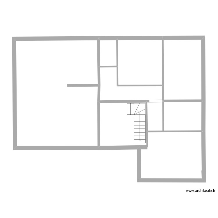 isa. Plan de 5 pièces et 89 m2