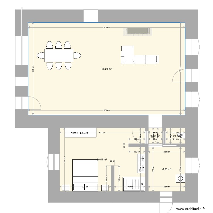 Chappe 1. Plan de 0 pièce et 0 m2