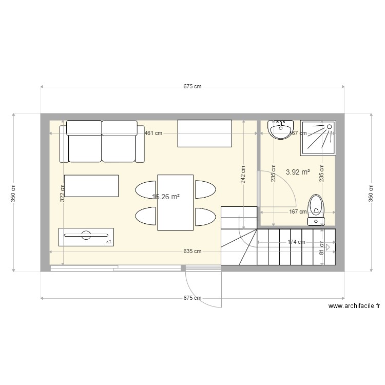 CHALET . Plan de 0 pièce et 0 m2