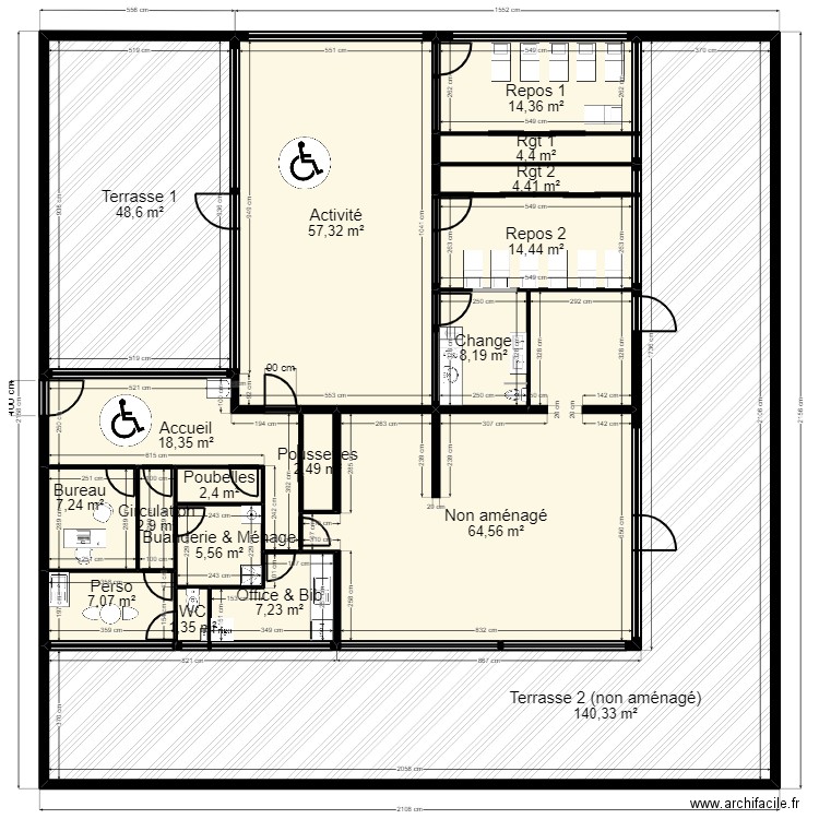 B77PC84L Projet_Urba. Plan de 0 pièce et 0 m2