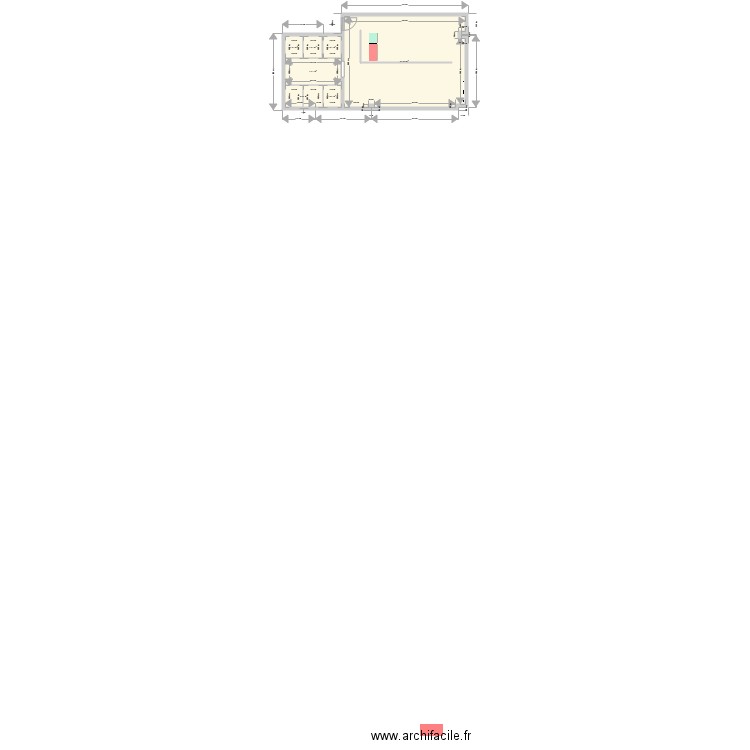 vestiaire 2. Plan de 0 pièce et 0 m2