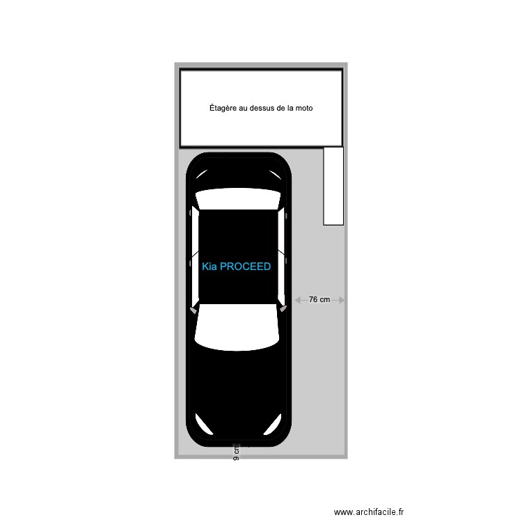 Garage. Plan de 0 pièce et 0 m2