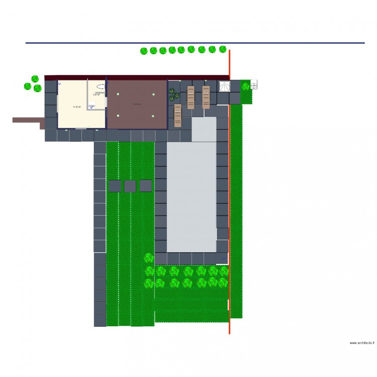 Piscine 3. Plan de 0 pièce et 0 m2