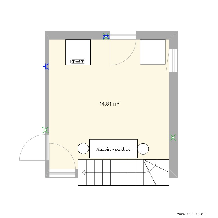 Sasse D'entrer. Plan de 0 pièce et 0 m2