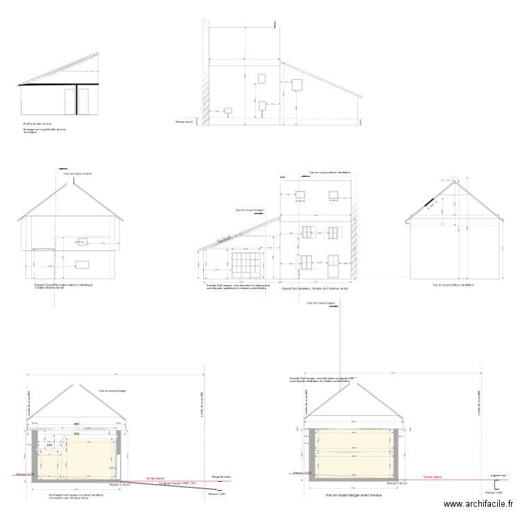 Facade v3. Plan de 0 pièce et 0 m2