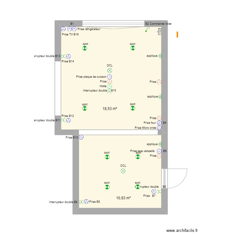 Delagrande. Plan de 0 pièce et 0 m2