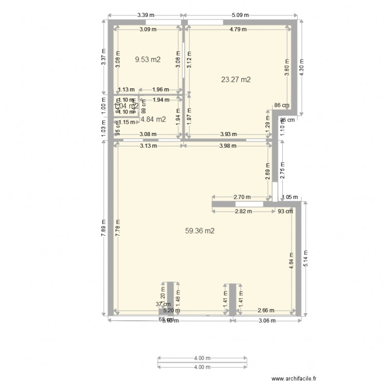 MagasinRezdeChaussée. Plan de 0 pièce et 0 m2