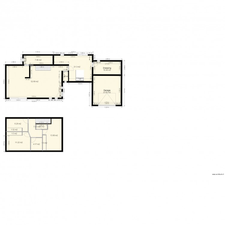 MAISON 2. Plan de 0 pièce et 0 m2