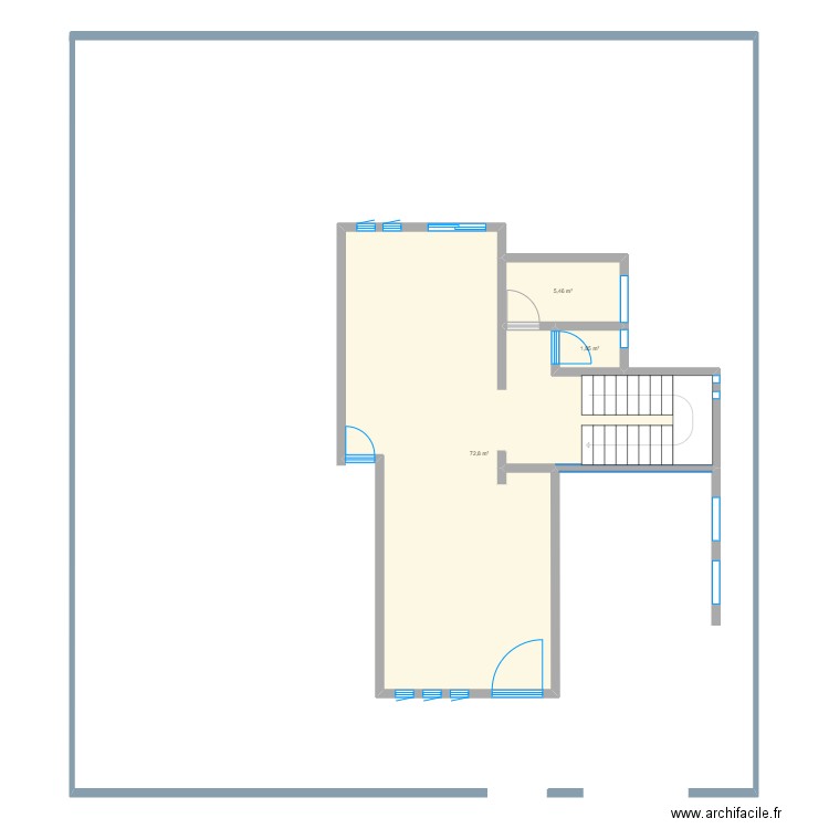 F5 R+1 duplex. Plan de 0 pièce et 0 m2