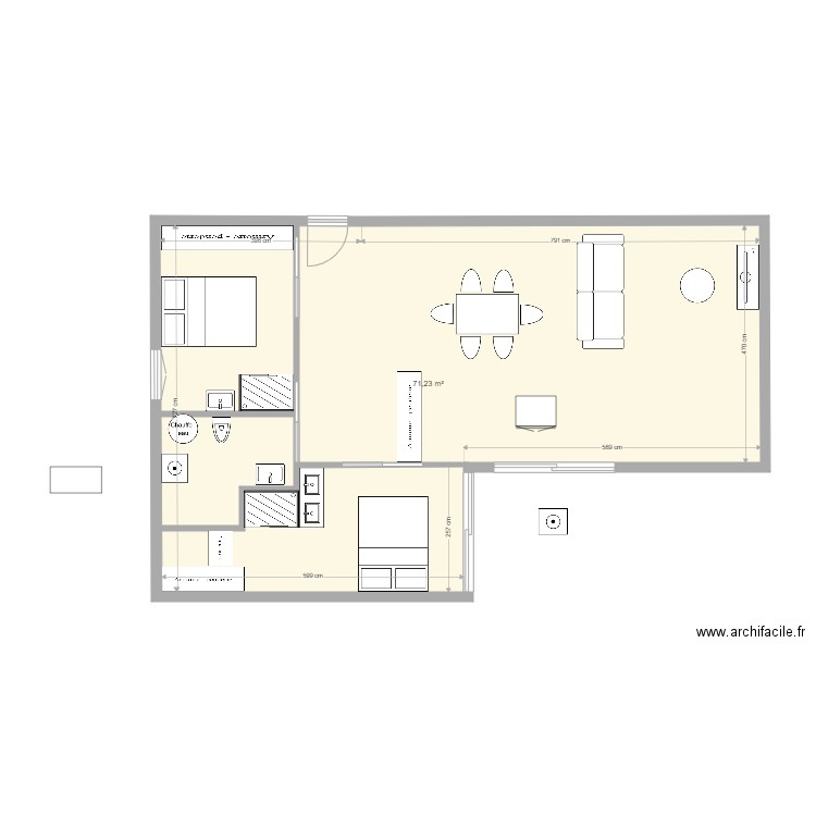 Projet container 4. Plan de 0 pièce et 0 m2