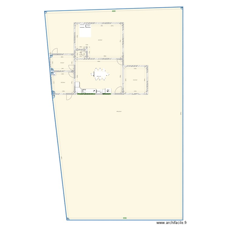 maison. Plan de 0 pièce et 0 m2