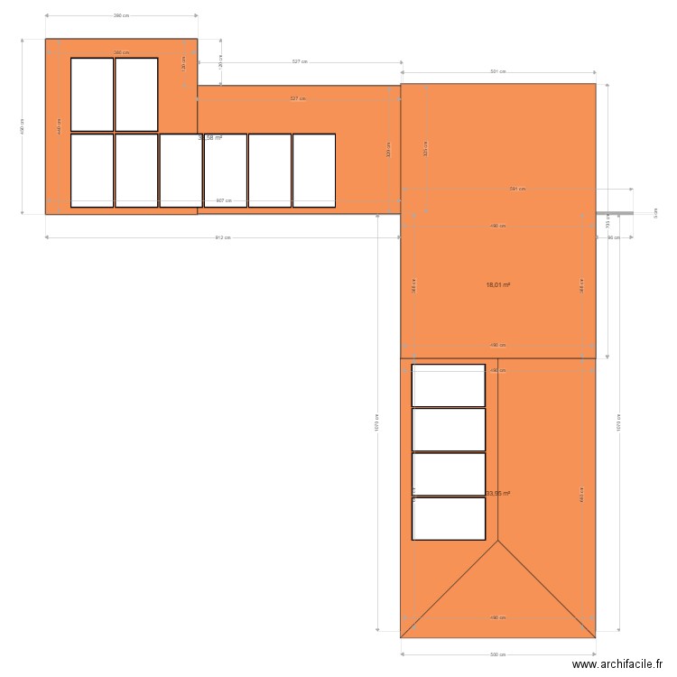 SOLAIRE TASIE. Plan de 3 pièces et 86 m2