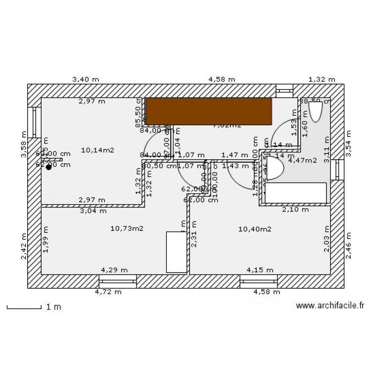 Etage. Plan de 0 pièce et 0 m2