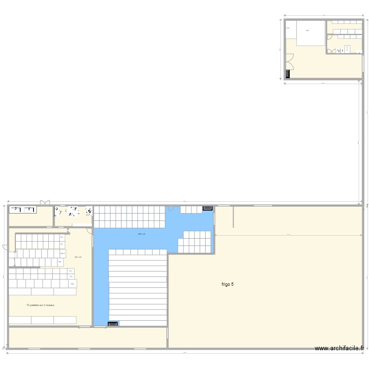 emballage 2. Plan de 0 pièce et 0 m2