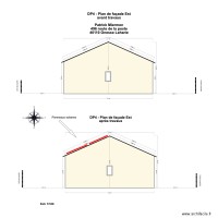 DP4 - Plan de façade Est Onesse