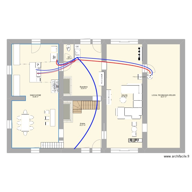 ferme. Plan de 0 pièce et 0 m2